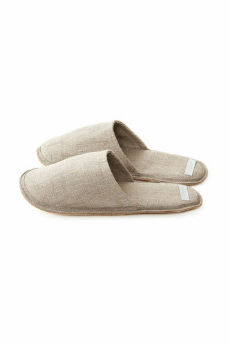 Chaussons en lin naturel