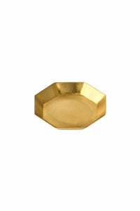 Brass Plate Octagon S