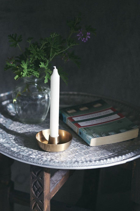 【new】 Brass Candle Holder