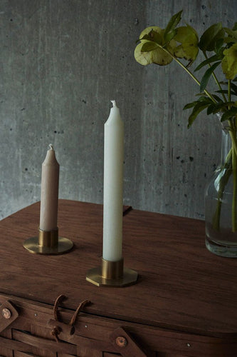 Brass Candle Holder (Octagon)