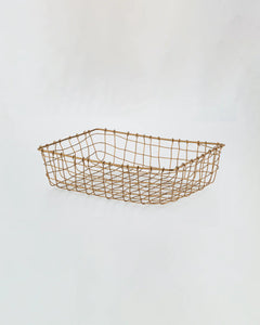 Large Brass Basket