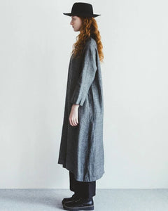 Yua Dress Herringbone Grey