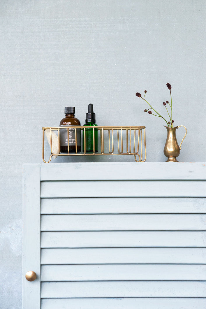 Brass Slender Basket