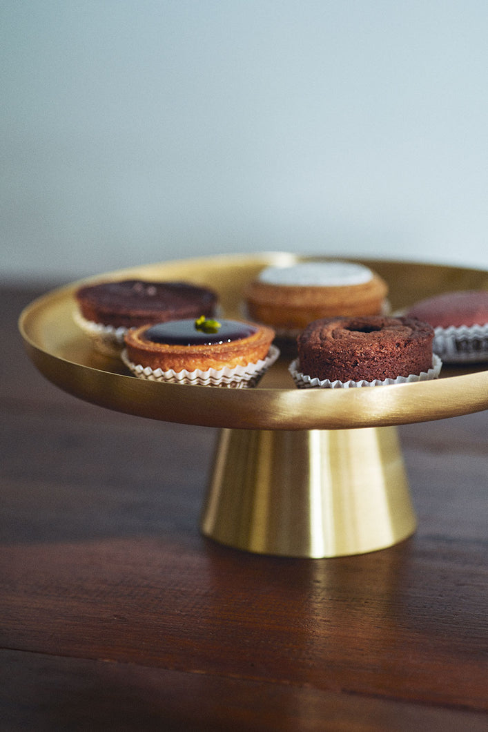 Brass Cake Stand M