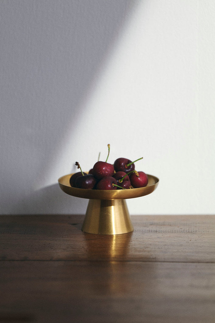 Brass Cake Stand SS