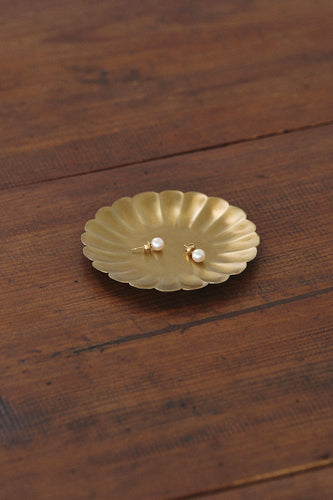 Brass Petal Tray S