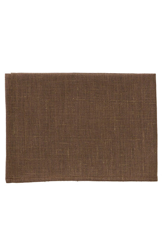 Thick Linen Kitchen Cloth Beige Grise