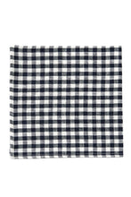 Linen Napkin Navy White Checks