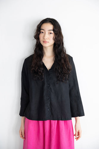 Linen Top Black