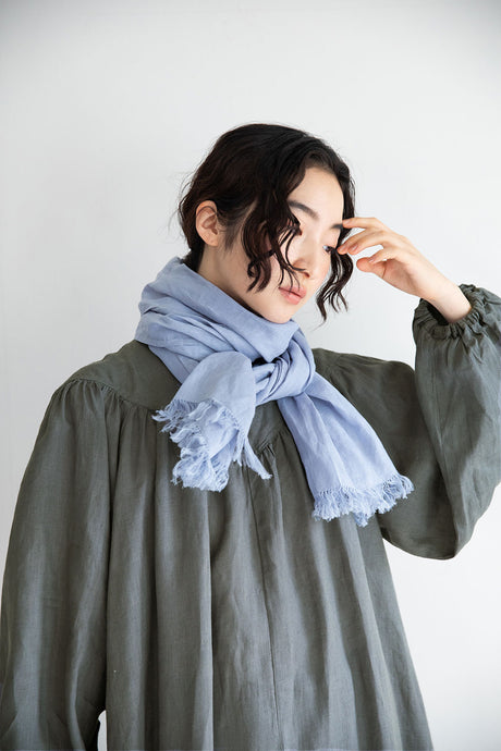 Roserie Scarf Blue Pale