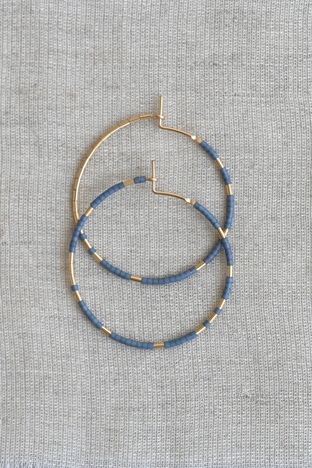 Pan Earrings, Indigo