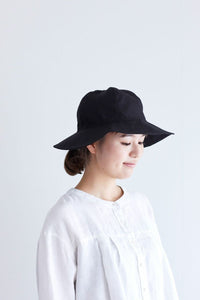 Cree Linen Hat Black