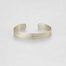 Brass Silver Plated (S) Bracelet Herringbone