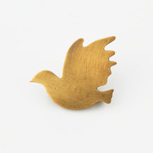 Brass Brooch "Bird Thrush"