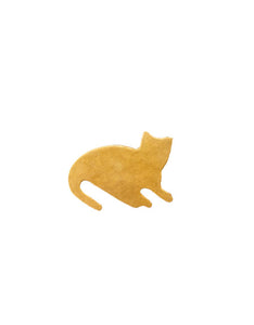 Brass Brooch "Cat Trixie"