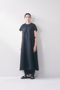 miiThaai Silk & Cotton Dress Datta Black