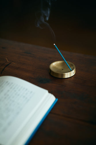 Brass Incense Stand (round)