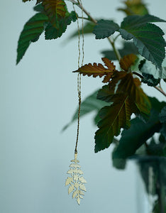 Brass Leaf Ornament K