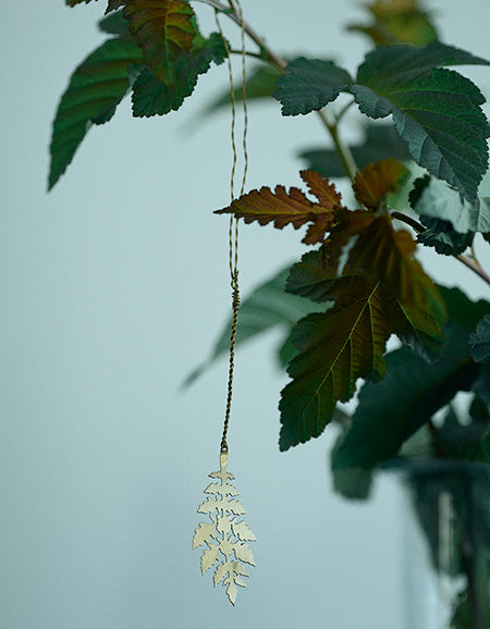 Brass Leaf Ornament K