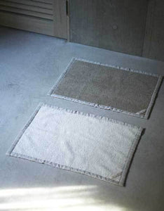 Linen Pile Bath Mat