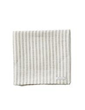 Chambray Linen Towel L "Natural White Stripes"