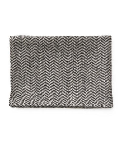 Thick Linen Kitchen Cloth Herringbone