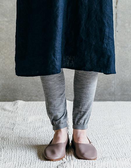 Wool Leggings Light Grey
