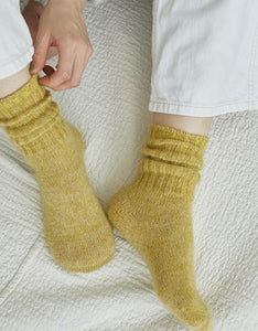 Mohair Socks Yellow