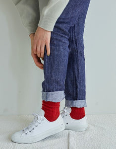 【new】Mohair Socks Red