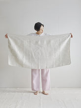 Chambray Linen Towel L "Natural White Stripes"